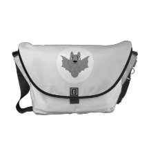 Cute Little Bat Courier Bags