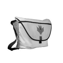 Cute Little Bat Messenger Bags
