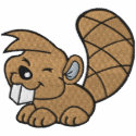 Cute Little Beaver embroidered shirts by silly_strings Cute Little Beaver embroidered shirts