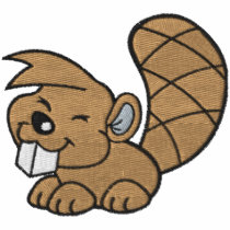 Cute Little Beaver embroidered shirts