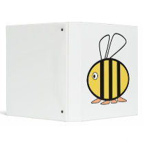 Cute little bee vinyl binders