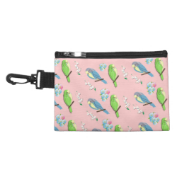 Cute Little Birds and floral Print Accessories Bag