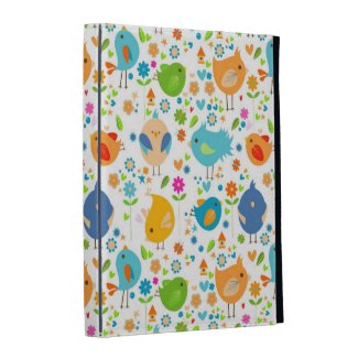 Cute Little Birds iPad Folio Cases