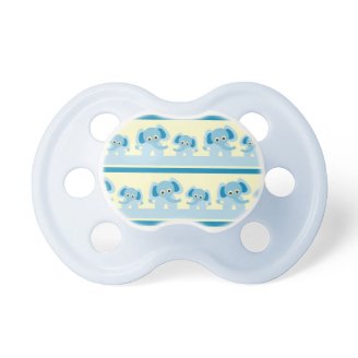 cute little blue elephants baby pacifier Booginhead_pacifier cute little blue elephants baby pacifier Booginhead_pacifier