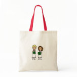 Cute Little Bride Lesbians Canvas Bags