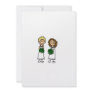 Cute Little Bride Lesbians Custom Announcements