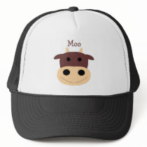 Cute little brown cow hat