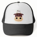 Cute little brown cow hat