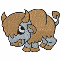Cute Little Buffalo embroidered shirts