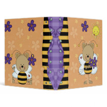 cute little bumble bears notebook binders