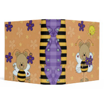 cute little bumble bears notebook binders