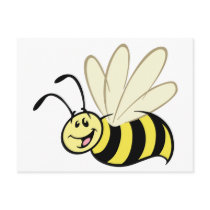 Cute little bumble bee postcards
