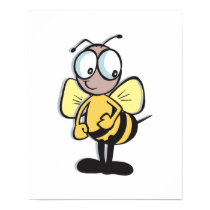 cute little bumble bee posters