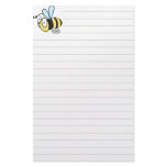 Cute Little Cartoon Bumble Bee Stationary Custom Stationery
