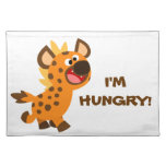 Cute Little Cartoon Hyena Placemat placemats