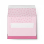 Cute little cartoon moose - pink envelope