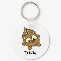 Cute Little Chipmunk Critter keychains by candystore Cute Little Chipmunk Critter keychains