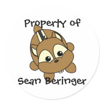 Cute Little Chipmunk Critter stickers