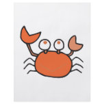 cute little crab cartoon graphic flyers