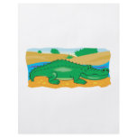 cute little crocodile custom flyer