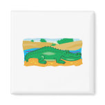 cute little crocodile magnets