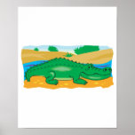cute little crocodile posters