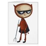 cute little devil boy greeting cards