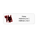 Cute Little Devil Return Address Label