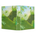 cute little dinosaur land scene binder