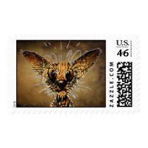 Cute Little Dog Postage Stamp