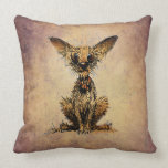 Cute little dog throw pillows