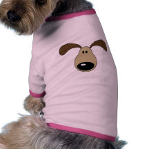 Cute Little Doggy Face Pet Clothing