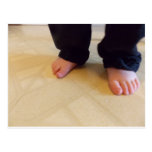 cute little feet postcard postcards