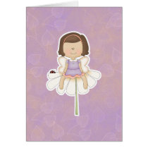 Cute Little Flower Fairy Girl cards by cutespot Cute Little Flower Fairy Girl cards