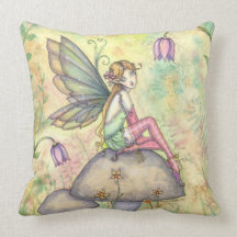 Cute Little Flower Fairy Girls Pillow
