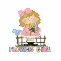 Cute Little Flower Girl photo sculptures