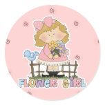 Cute Little Flower Girl Sticker