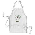 cute little frog ghost apron