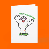 cute little frog ghost cards