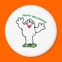 cute little frog ghost magnets