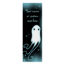 Cute Little Ghost Profile Cards business cards by opheliasart Cute Little Ghost Profile Cards business cards