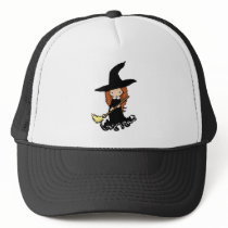 Cute Little Girl Child Witch hats