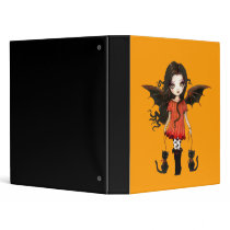 Cute Little Halloween Vampire Binder