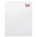 cute little heart crab letterhead