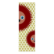 Cute little hedgehog business card templates