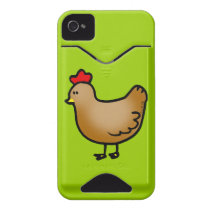 Cute little hen id iphone 4 cover