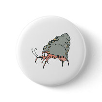 cute little hermit crab buttons