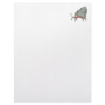 cute little hermit crab letterhead