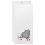 cute little hermit crab rack cards
