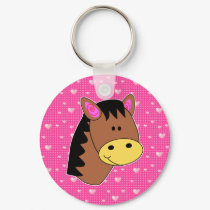 Cute Little Horse Face keychains